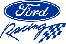(2) FORD RACING DECAL Focus Mustang  Escort Car Truck iPhone  picture