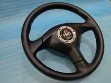 JDM TOYOTA OEM LEATHER TRD SRS STEERING WHEEL SUPRA AE86 JZX MR2 AW11 RARE picture