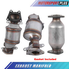 3PCS Exhaust Manifold Catalytic Converter For Honda Accord Hybrid Odyssey Pilot picture