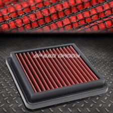 FOR 09-13 HONDA FIT 1.5L RED REUSABLE/WASHABLE DROP IN AIR FILTER PANEL picture