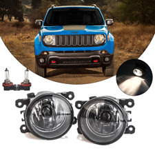 For 2015-2018 Jeep Renegade Clear Lens Bumper Fog Light Lamp Pair OE Replacement picture