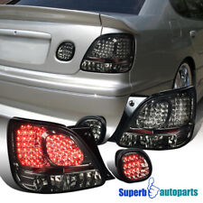 Fits 1998-2005 Lexus GS300/GS400/GS430 LED Tail+Trunk Lights Smoke picture