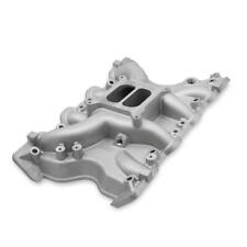 Weiand Intake 8010; Action+ Oval Port Satin Alum, Dual Plane for Ford 351M/400 picture