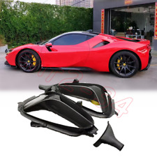 Dry Carbon Fiber Side Vents Air Ducts*2 Fit For Ferrari SF90 Stradale 2020+ picture