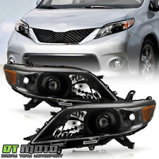 For 2011-2020 Toyota Sienna Halogen w/o LED DEL Headlights Headlamps Left+Right picture