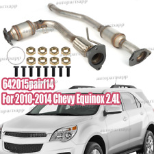 Fits 2010 To 2014 Chevy Equinox 2.4L BOTH Exhaust Catalytic Converters New picture