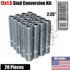 20Pc Wheel Stud Conversion Kit 12x1.5 To 12x1.5 Extended Stud 2.25