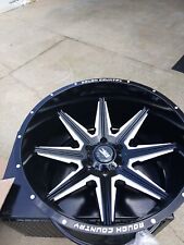 Rough Country 91M Series Wheel One-Piece Gloss Black 20x12 8x170 -44mm 91201211M picture