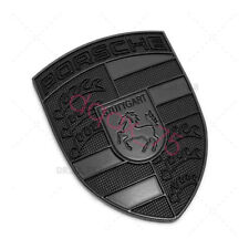 Front Hood Crest Black Edition Badge Logo Emblem 911 Cayenne Boxster Cayman picture