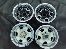OLDSMOBILE 14X7 RALLY WHEELS CUTLASS SUPREME 442 SET OF 4 WITH TRIM GM G BODY picture