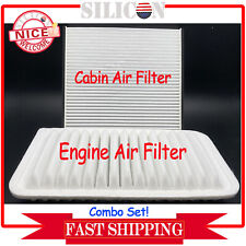 Combo Set Engine & Cabin Air filter For Toyota Corolla CE LE S 1.8L 2003-2008 picture