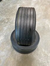 TWO New Tires 11 4 5 OTR RIB Tubeless 4 ply 11x4.00-5 11x4x5 Mower Front picture