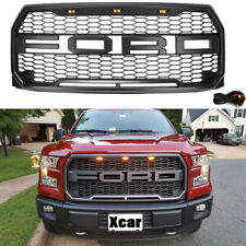 For 2015 2016 2017 Ford F150 F-150 Grill  Raptor Style Front Bumper Grille Black picture