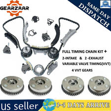 COMPLETE KIT TIMING CHAIN+ 4VVT CAM PHASER INT& EXH for 3.03.6L EQUINOX CTS SRX picture