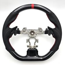 REVESOL Hydro Carbon Fiber Black FLAT Steering Wheel for 08-15 INFINITI G37 NEW picture