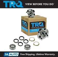 TRQ Front Wheel Hub & Bearing Pair Set Kit for 93-02 Corolla Prizm picture