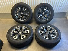 2021-2024 NISSAN TITAN PLATINUM RESERVE FACTORY OEM WHEELS & TIRES 20” LIKE NEW picture