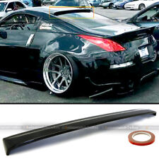 Fit 03-08 Nissan 350Z Z33 Painted ABS Glossy Black Roof Wing Spoiler Visor picture