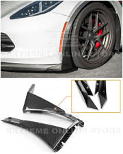 For 14-19 Corvette C7 | Z06 Stage 3 CARBON FIBER Front Side Winglet Extensions picture