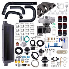 T3 Turbo Manifold Intercooler Kit for Honda Civic CRX Del Sol D15 D16 1.5L 1.6L picture