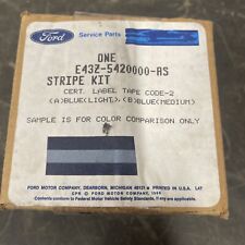 Ford Tempo Stripe Kit Light Blue, Medium Blue NOS E43Z-5420000-AS picture