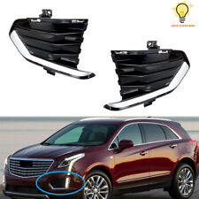 For 2017-2019 Cadillac XT5 Front Bumper Fog Lights Lamps Cover Right&Left Side picture