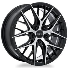 One 17in Wheel Rim Valkyrie Gloss Black Machined 17x7.5 5x112 ET38 CB66.6 OEM Le picture
