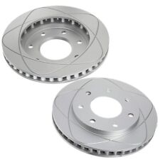 Front Ultra Slotted Disc Brake Rotors For Lincoln Mark LT, Ford F-150 4WD; 330mm picture