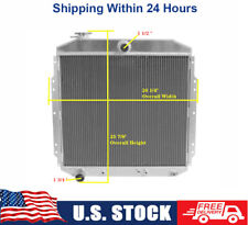 3ROWS Aluminum Radiator For 1953-1956 Ford F100 F250 F350 Pickup Truck Base (AT) picture
