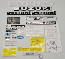 SUZUKI SAMURAI EMBLEMS AND DECALS (gray) picture