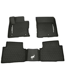 NEW OEM 21-24 Ford Bronco Sport Tray Style Molded Black Floor Mats Set Genuine picture