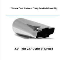 Brand New Chrome Plated Chevy Bow Tie Exhaust Tip picture