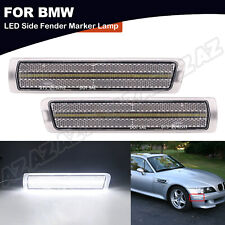 For 1995-2002 BMW Z3 M Coupe Roadster LED Fender Side Marker Signal Lights White picture