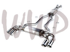 Stainless Steel Quad Tip CatBack Muffler Exhaust 10-16 Hyundai Genesis Coupe 3.8 picture