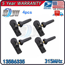 (4) New TPMS Tire Pressure Monitoring Sensors for Chevy GMC 13586335 315MHz picture