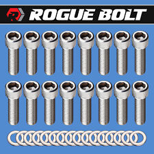 BBC INTAKE MANIFOLD BOLTS STAINLESS STEEL KIT GM 396 402 427 454 BIG BLOCK CHEVY picture