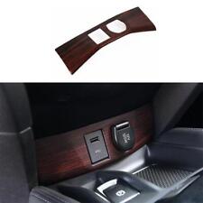 For Nissan X-TRAIL Rogue 17-2020 Red Wood Grain Console Cigarette Lighter Panel picture