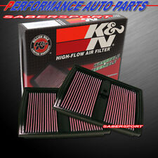 Two K&N 33-2217 Hi-Flow Air Intake Filters for 1992-2002 Mercedes Benz CL600 picture