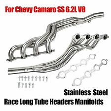 For Chevy Camaro SS 6.2L V8 Stainless Long Tube Headers Manifolds 2010-2015 picture