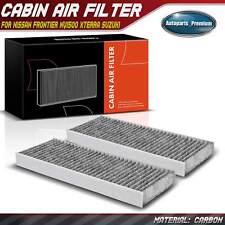 2x Activated Carbon Cabin Air Filter for Nissan Frontier NV1500 Xterra Equator picture