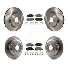 For 2009-2011 Kia Borrego Front Rear Disc Brake Rotors And Ceramic Pads Kit picture