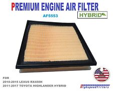 AF5553 PREMIUM ENGINE AIR FILTER For LEXUS RX450H TOYOTA HIGHLANDER HYBRID picture