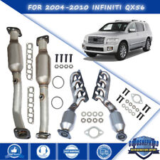 For 2004-2010 Infiniti QX56 Base 5.6L V8 Manifold Exhaust Catalytic Converters picture