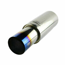 1PC 3'' inlet Straight Flow Racing Exhaust Muffler OD 4.5inch Body 5'' 500mm picture