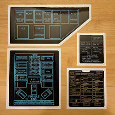 3S Solutions Mitsubishi 3000GT Dodge Stealth Fuse Box Decal Set picture