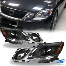 For 2006-2011 Lexus GS300 GS350 GS450h GS460 Xenon AFS Headlight Black Projector picture