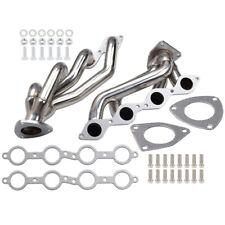For 00-06 4.8L 5.3L V8 Chevy GMC Avalanche Silverado Sierra Tahoe Exhaust Header picture
