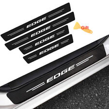 4x For Ford Edge Accessories Car Door Sill Scuff Plate Protector Step Sticker picture