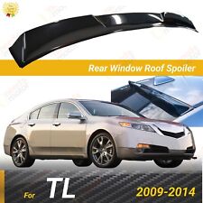 Fits 2009-2014 Acura TL ABS Glossy Black Rear Roof Window Visor Spoiler Wing picture
