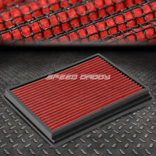 FOR 04-09 B7 TYP 8E A4/S4/RS4 RED REUSABLE&WASHABLE HIGH FLOW PANEL AIR FILTER picture